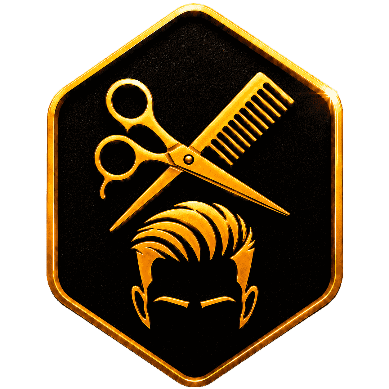 Ícone premium plano corte